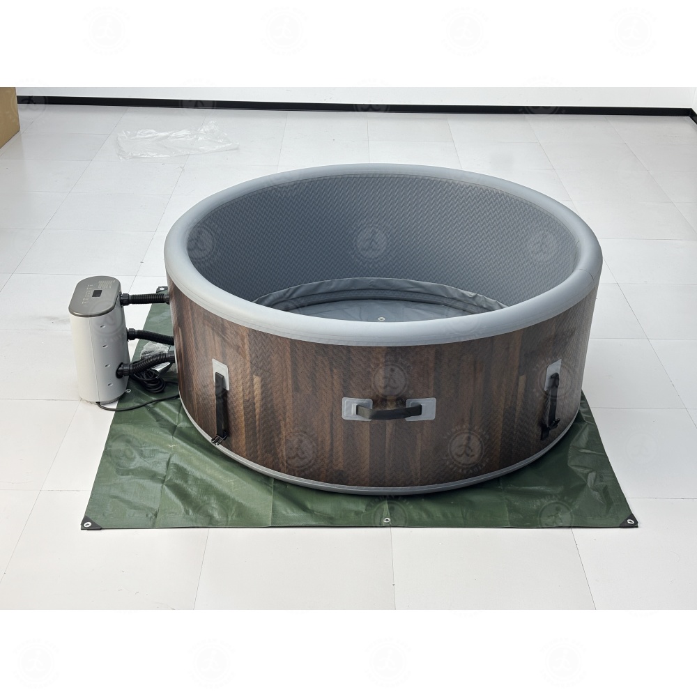 Inflatable Hot Tub - Inflatable Hot Tub with Insulated Cover