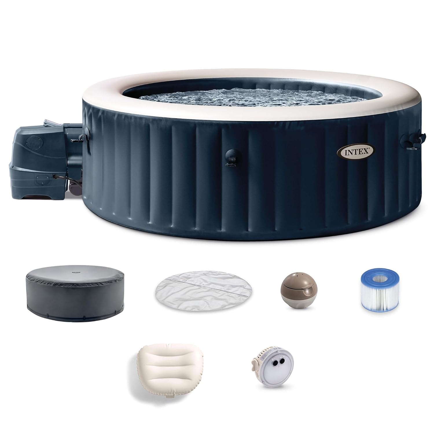 PureSpa Plus 6 Person Round In – обзор и цена Inflatable Hot Tub