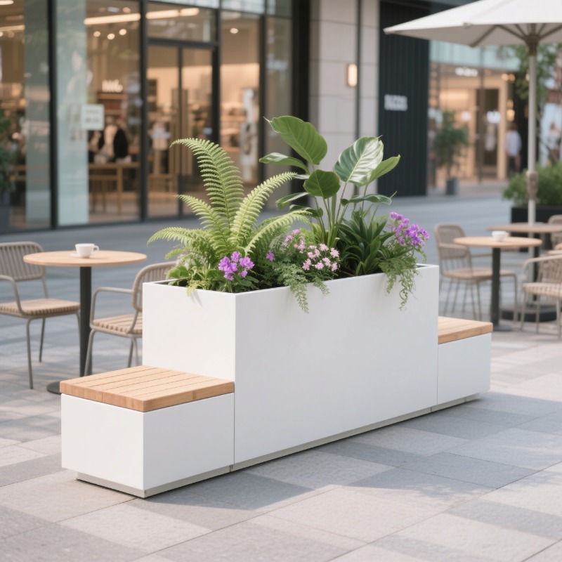 Nordic Luxury Stainless Steel  – обзор и цена Garden Bench Metal