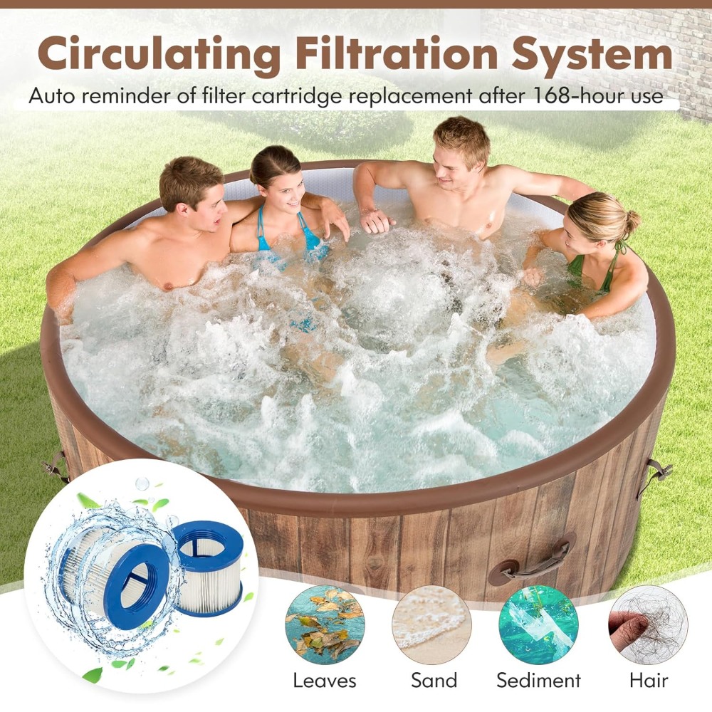 4-6 Person Inflatable Hot Tub, – обзор и цена Inflatable Hot Tub