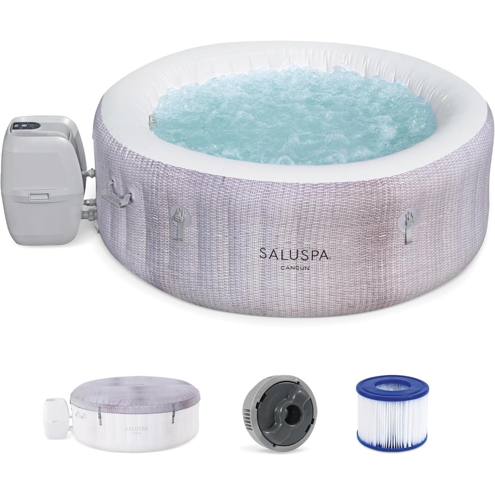 SaluSpa Cancun 2-4 Person Infl – обзор и цена Inflatable Hot Tub