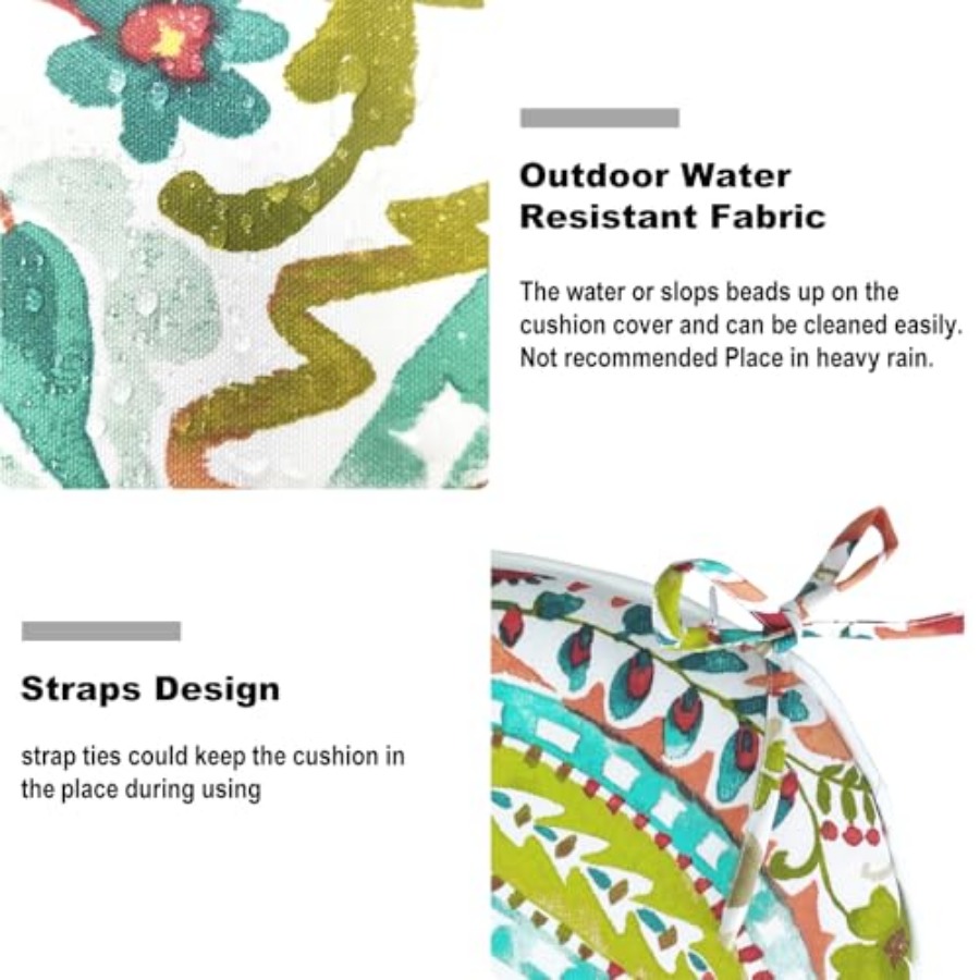 Set of 4 Outdoor Chair Cushion – обзор и цена Outdoor Furniture Pads