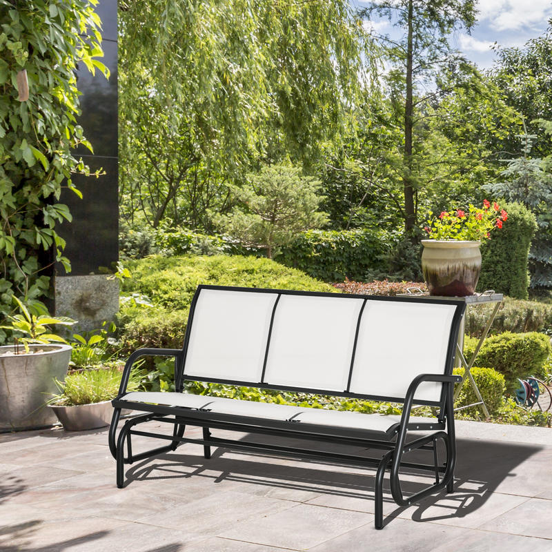 Garden swing bench for 3 peopl – обзор и цена Garden Bench Metal