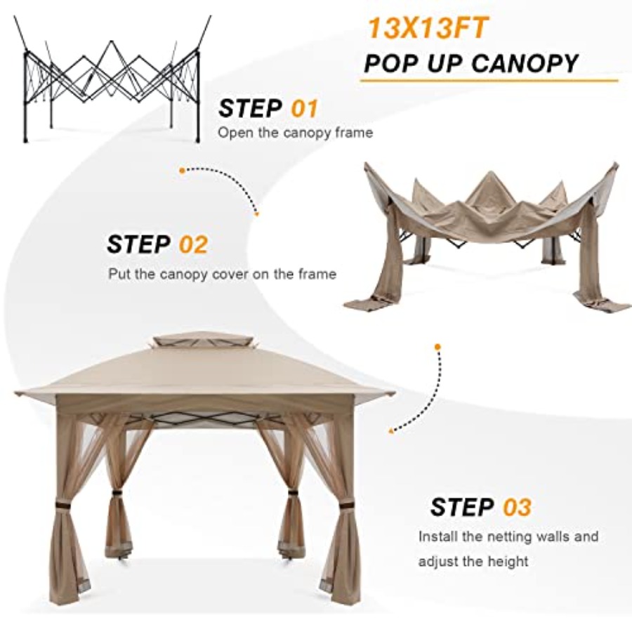 Pop Up Gazebo Tent for Outdoor – обзор и цена Gazebo Pop Up