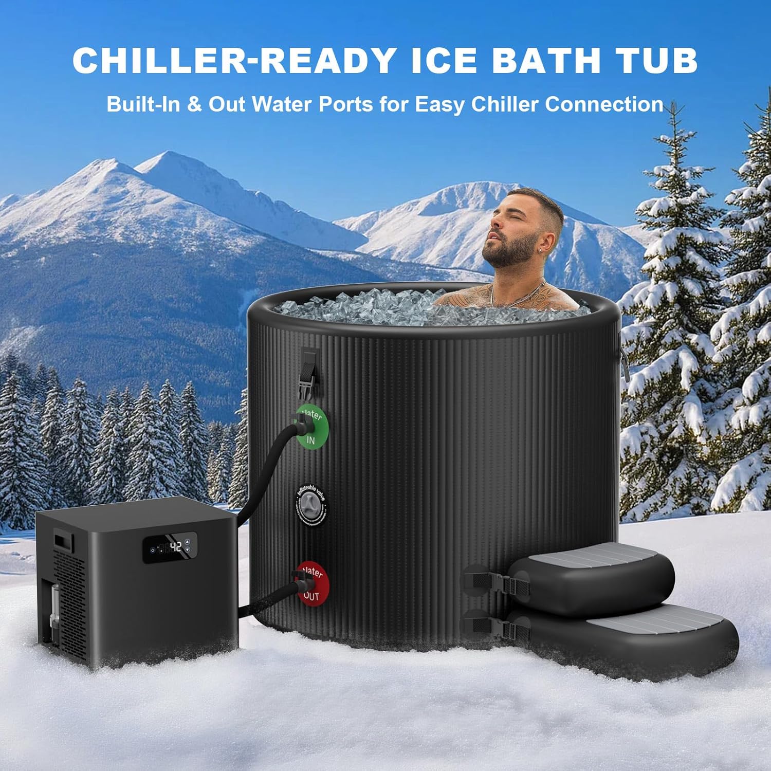 120 Gal Inflatable Cold Plunge – обзор и цена Inflatable Hot Tub
