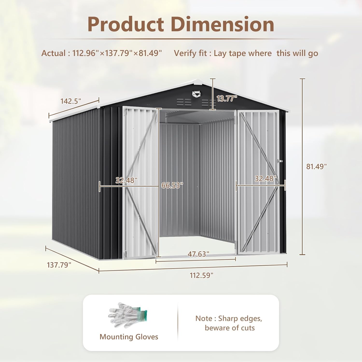 10x12 FT Metal Outdoor Storage – обзор и цена Outdoor Furniture Set