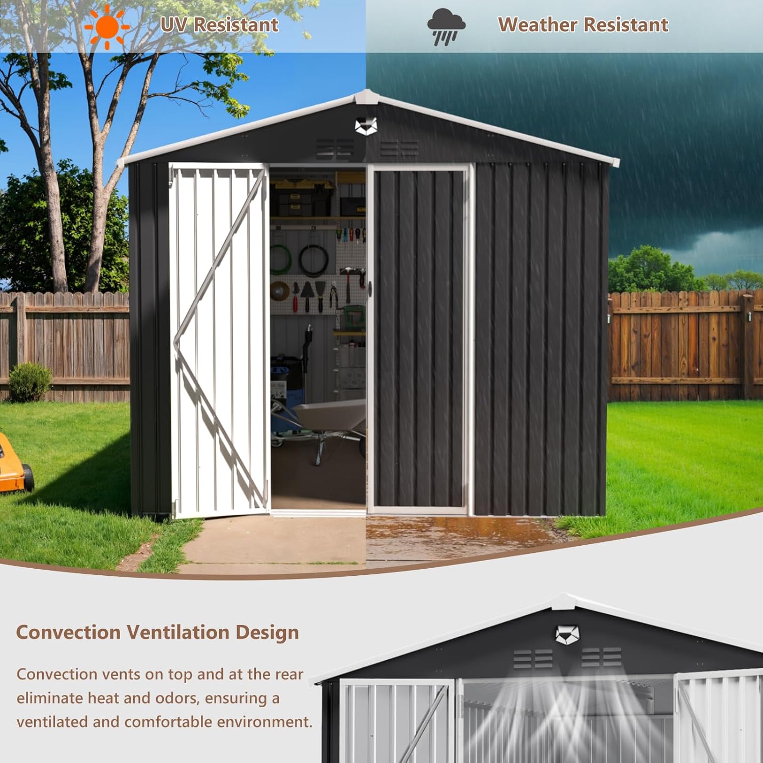 10x12 FT Metal Outdoor Storage – обзор и цена Outdoor Furniture Set