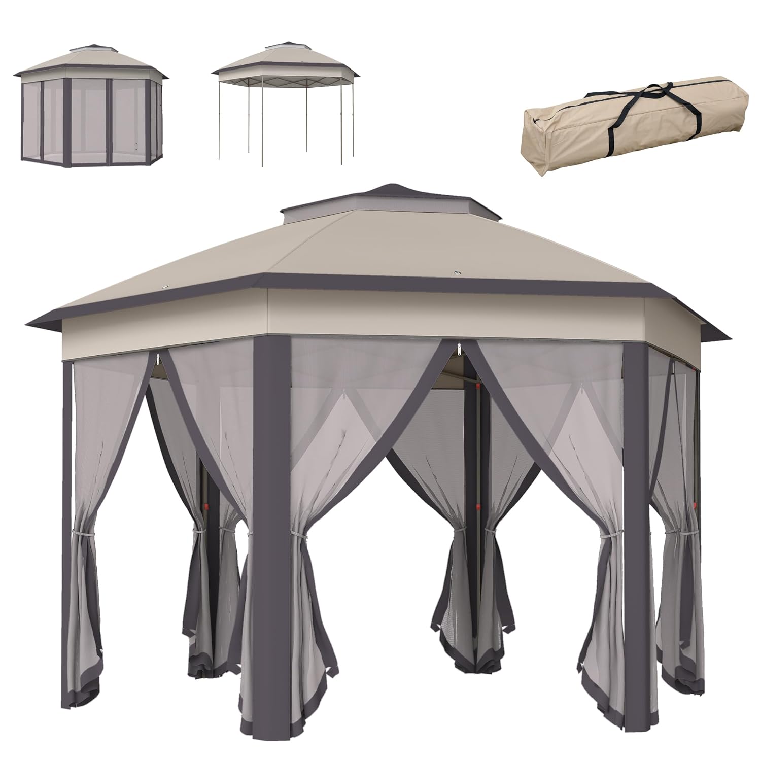 13' x 13' Pop Up Gazebo, Hexag – обзор и цена Gazebo Pop Up