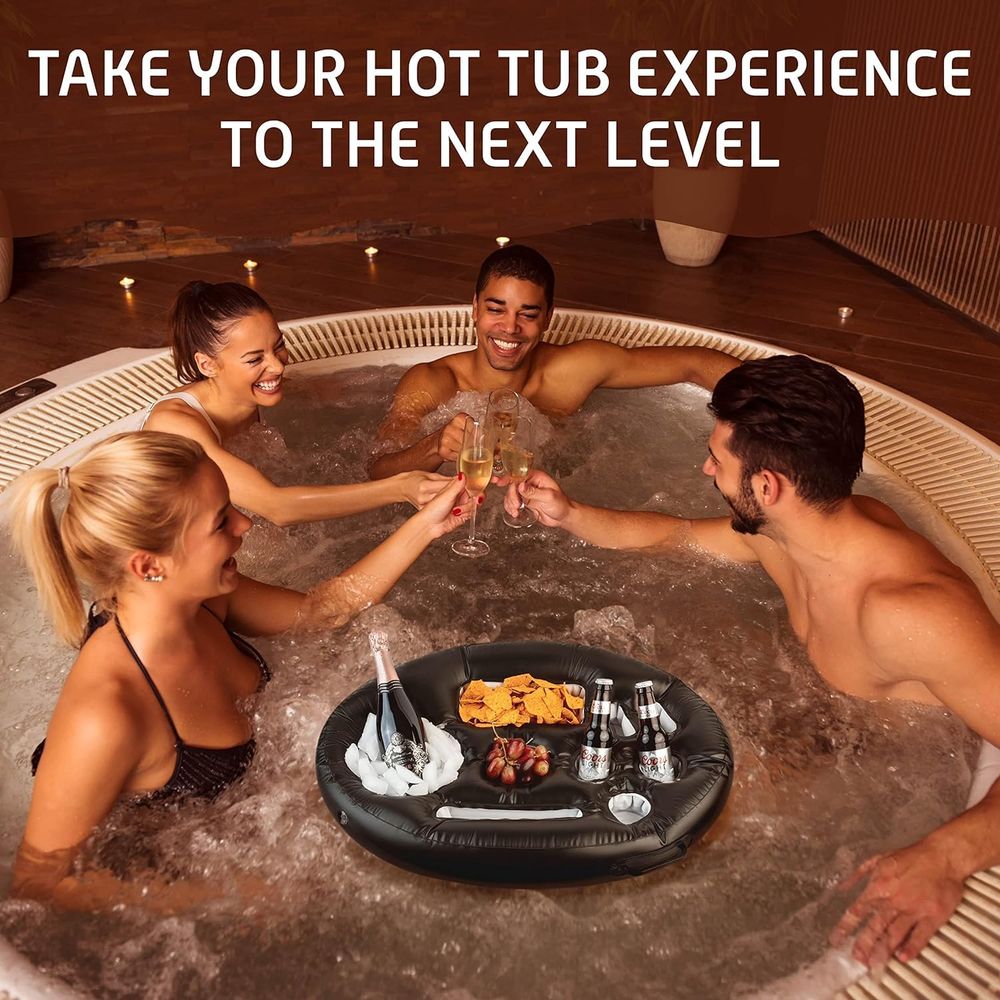 Inflatable Floating Drink Hold – обзор и цена Inflatable Hot Tub