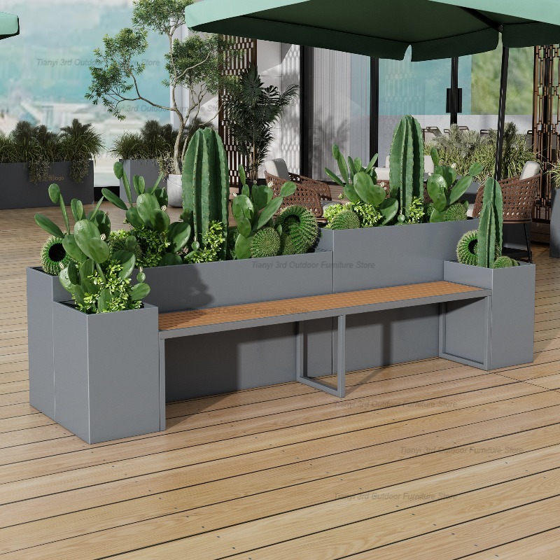 Nordic Stainless Steel Planter – обзор и цена Garden Bench Metal