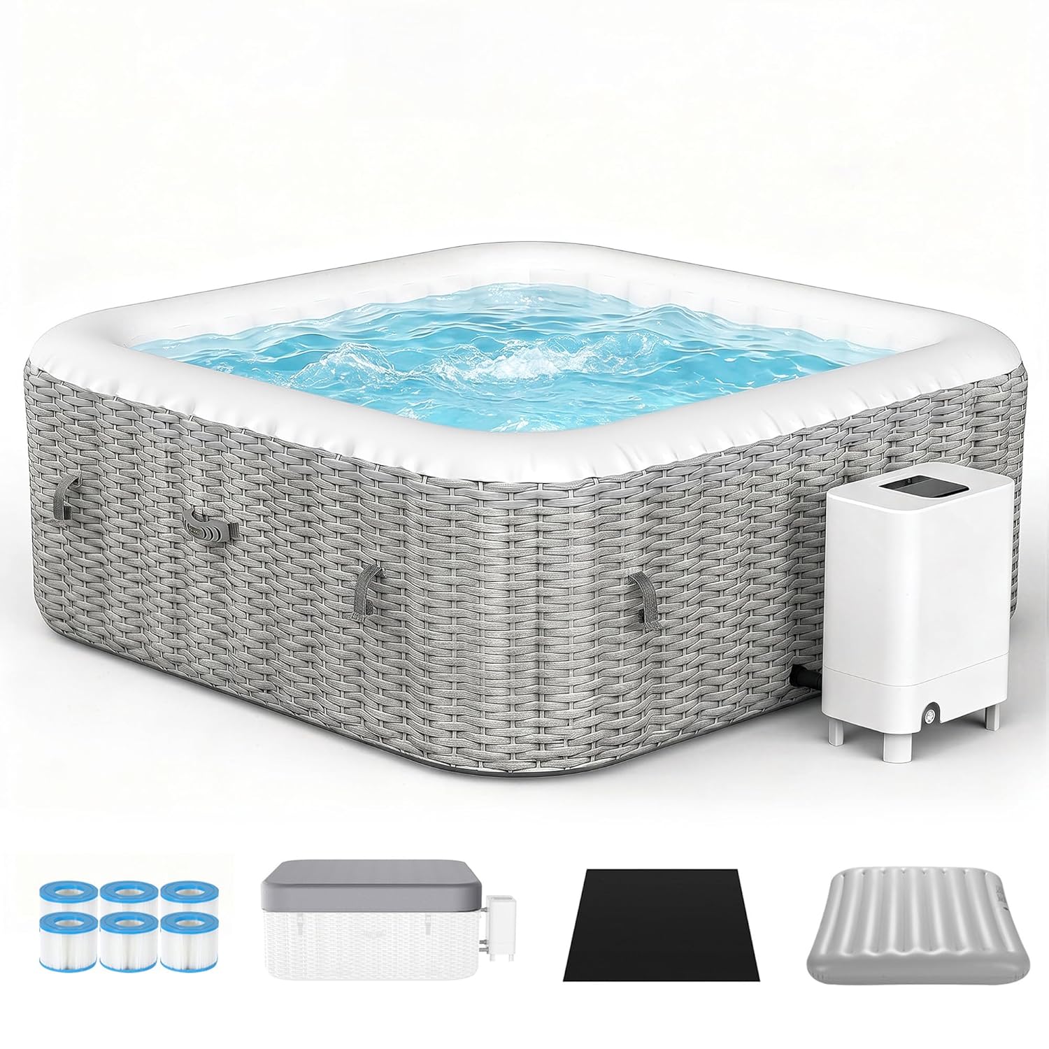 Inflatable Hot Tub Spa Set, Ou – обзор и цена Inflatable Hot Tub