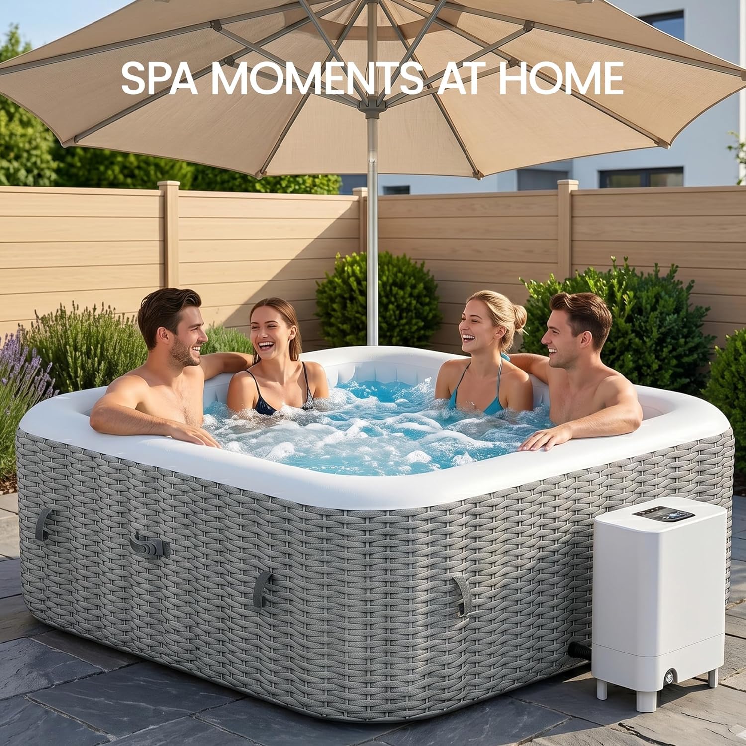 Inflatable Hot Tub Spa Set, Ou – обзор и цена Inflatable Hot Tub