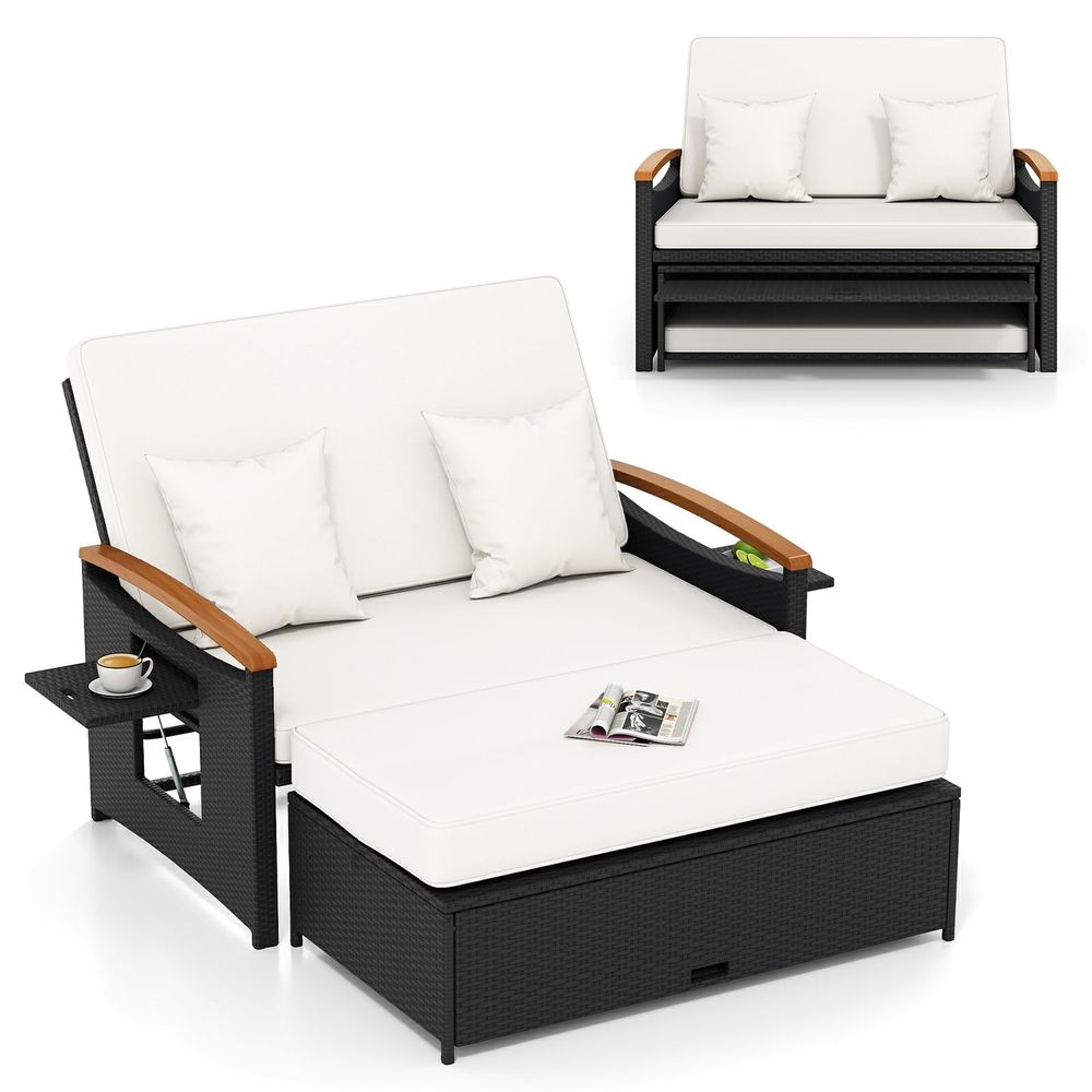 Outdoor Wicker Daybed, Patio R – обзор и цена Outdoor Daybed Sofa