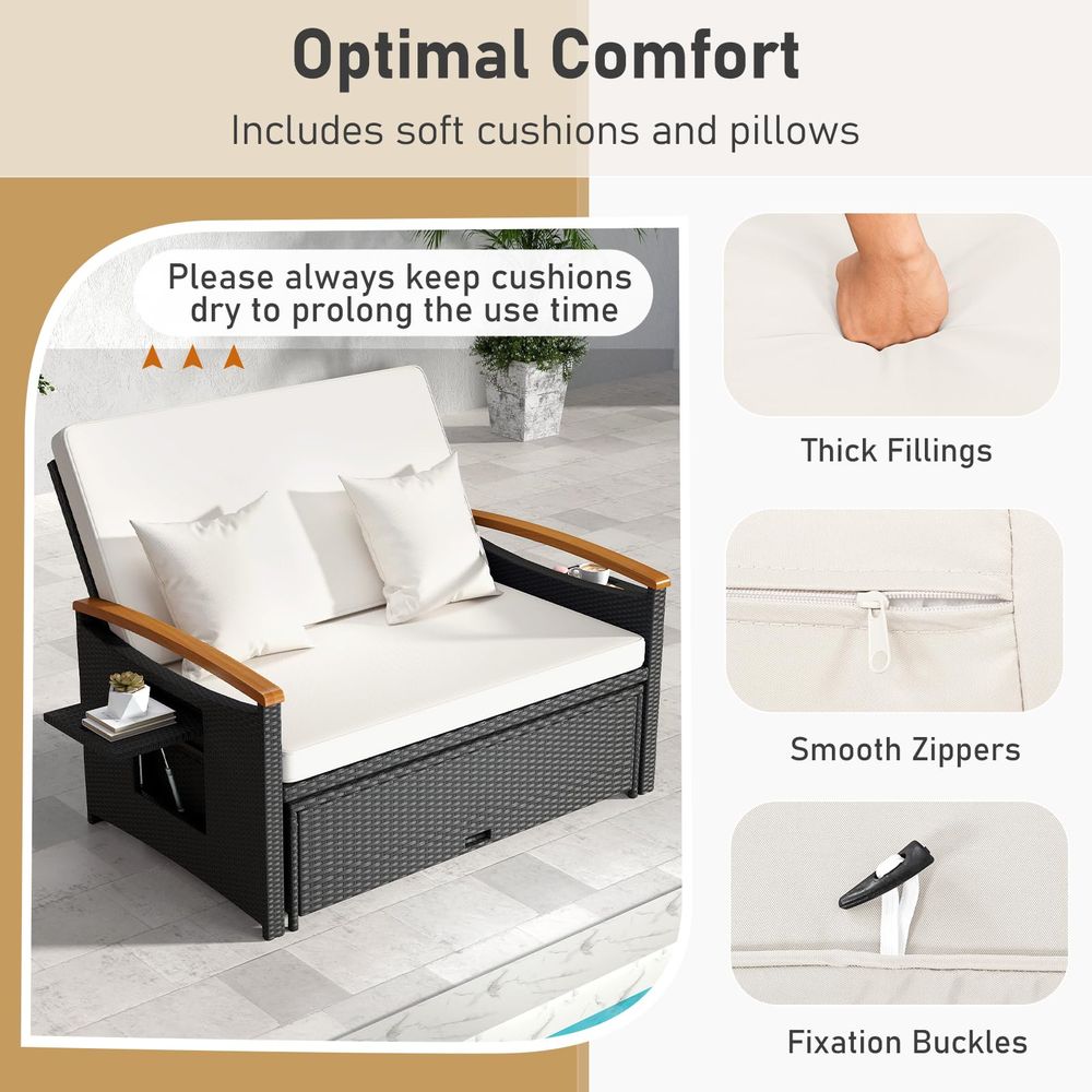 Outdoor Wicker Daybed, Patio R – обзор и цена Outdoor Daybed Sofa
