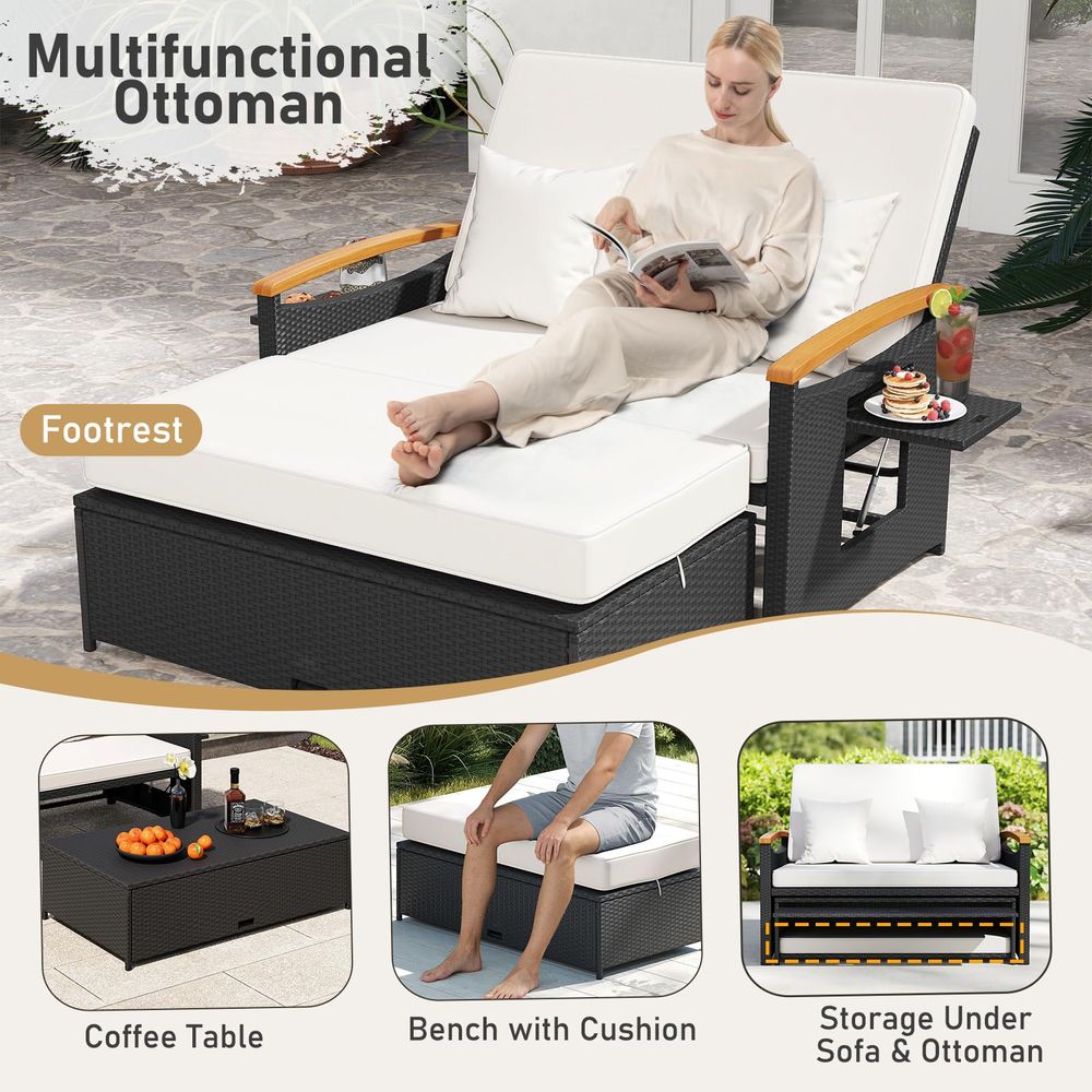 Outdoor Wicker Daybed, Patio R – обзор и цена Outdoor Daybed Sofa