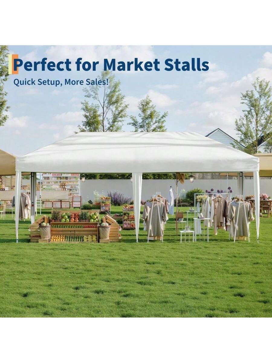 10x20 Pop Up Canopy With Side  – обзор и цена Gazebo Pop Up