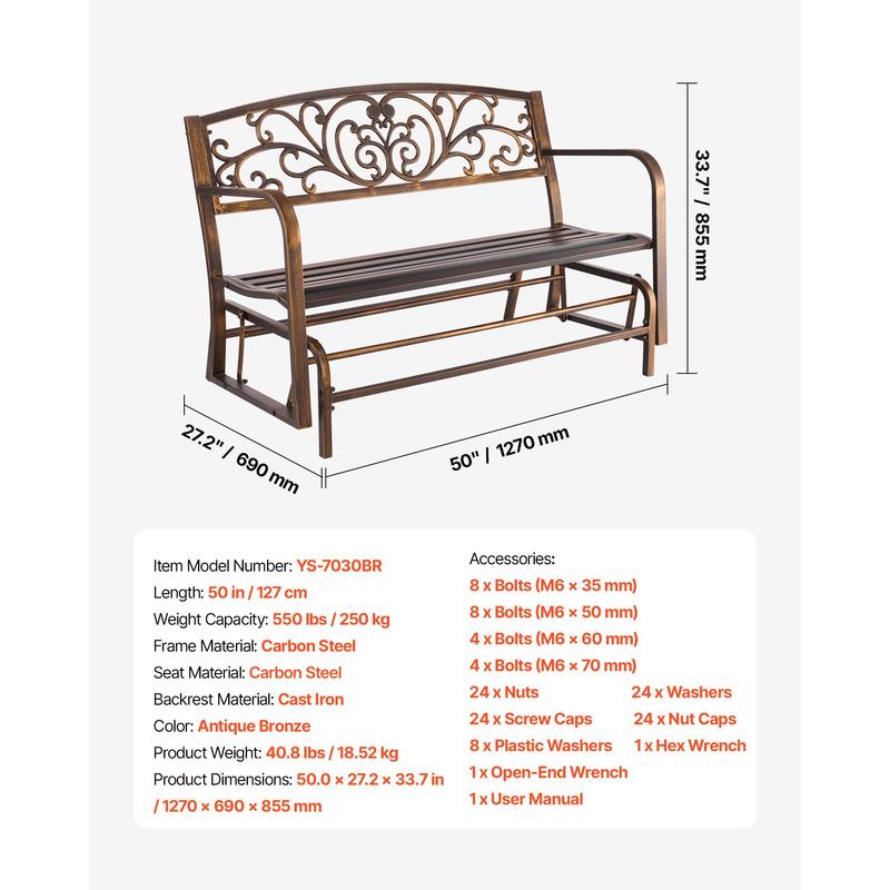 Garden bench, garden furniture – обзор и цена Garden Bench Metal