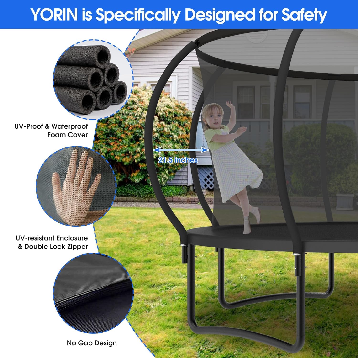 Large Outdoor Trampoline with  – обзор и цена Outdoor Furniture Set