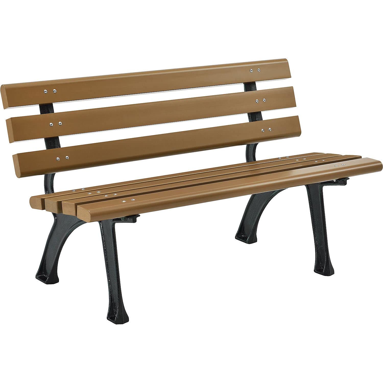 4 Ft Outdoor Park Bench With B – обзор и цена Outdoor Furniture Recycled Plastic