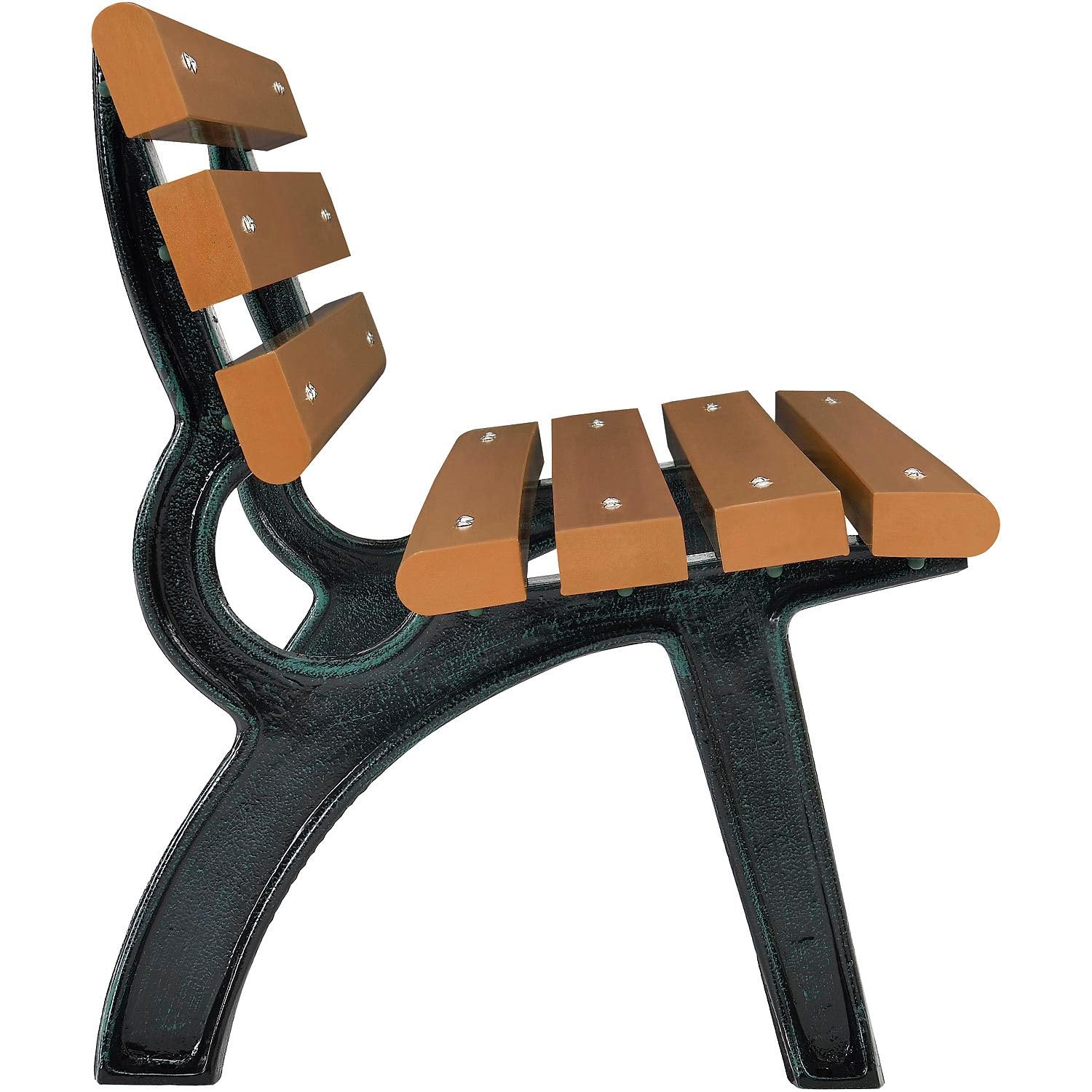 4 Ft Outdoor Park Bench With B – обзор и цена Outdoor Furniture Recycled Plastic
