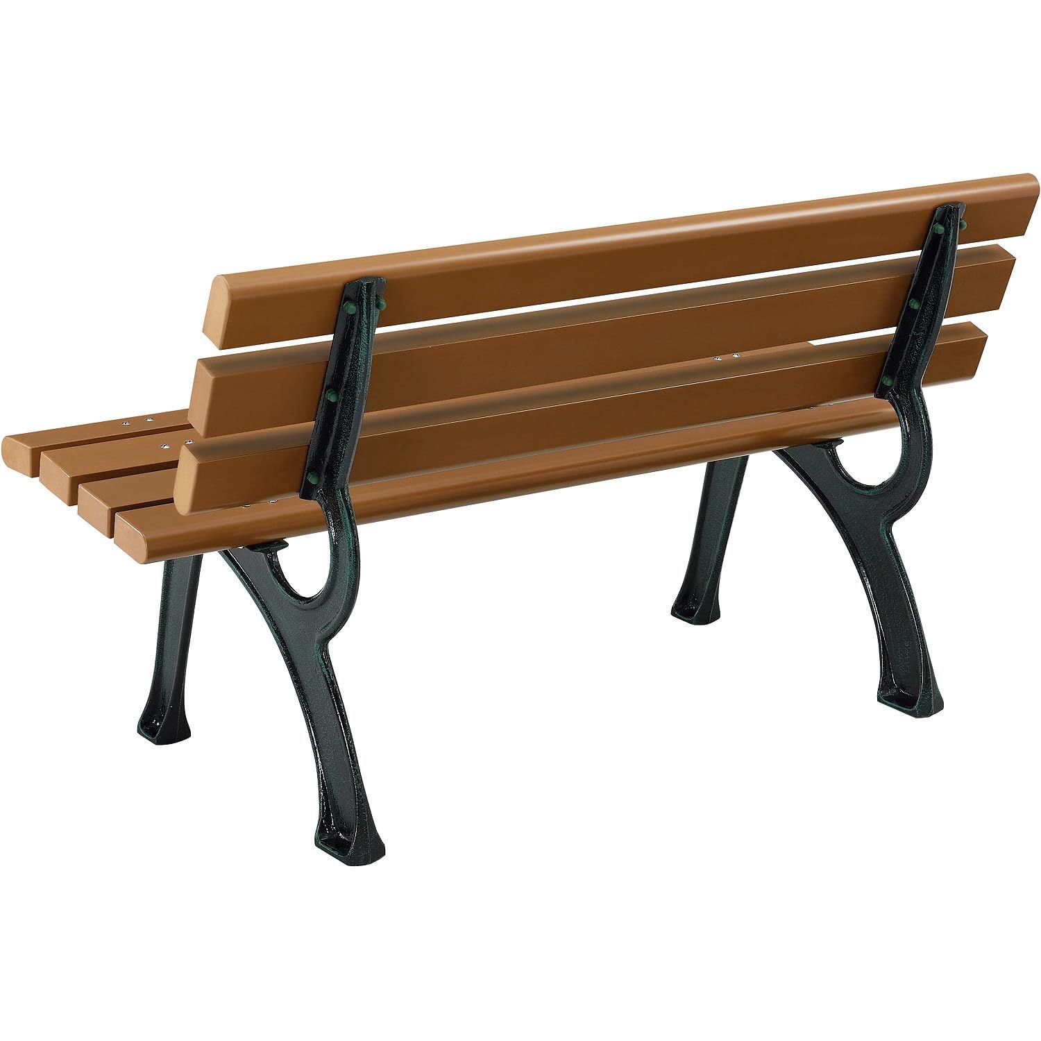 4 Ft Outdoor Park Bench With B – обзор и цена Outdoor Furniture Recycled Plastic