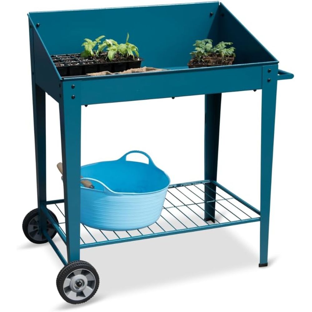 Demeter Metal Potting Bench wi – обзор и цена Garden Bench Metal