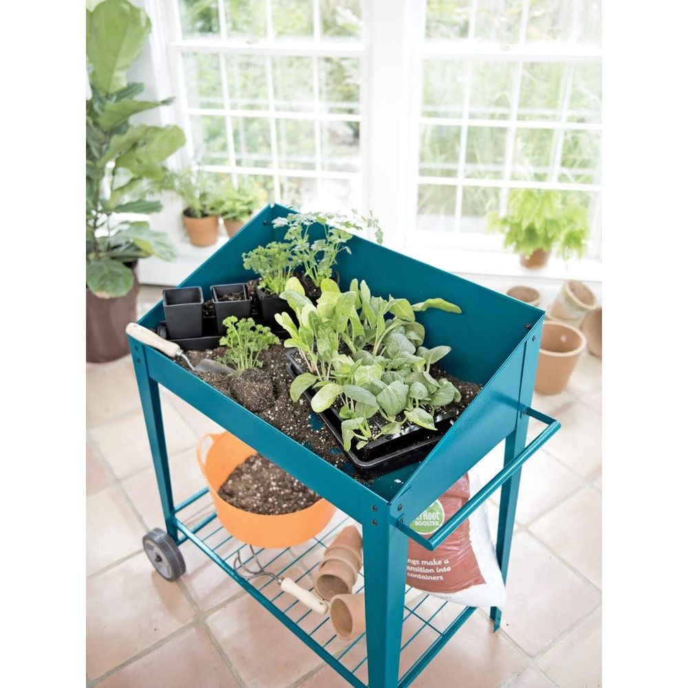 Demeter Metal Potting Bench wi – обзор и цена Garden Bench Metal
