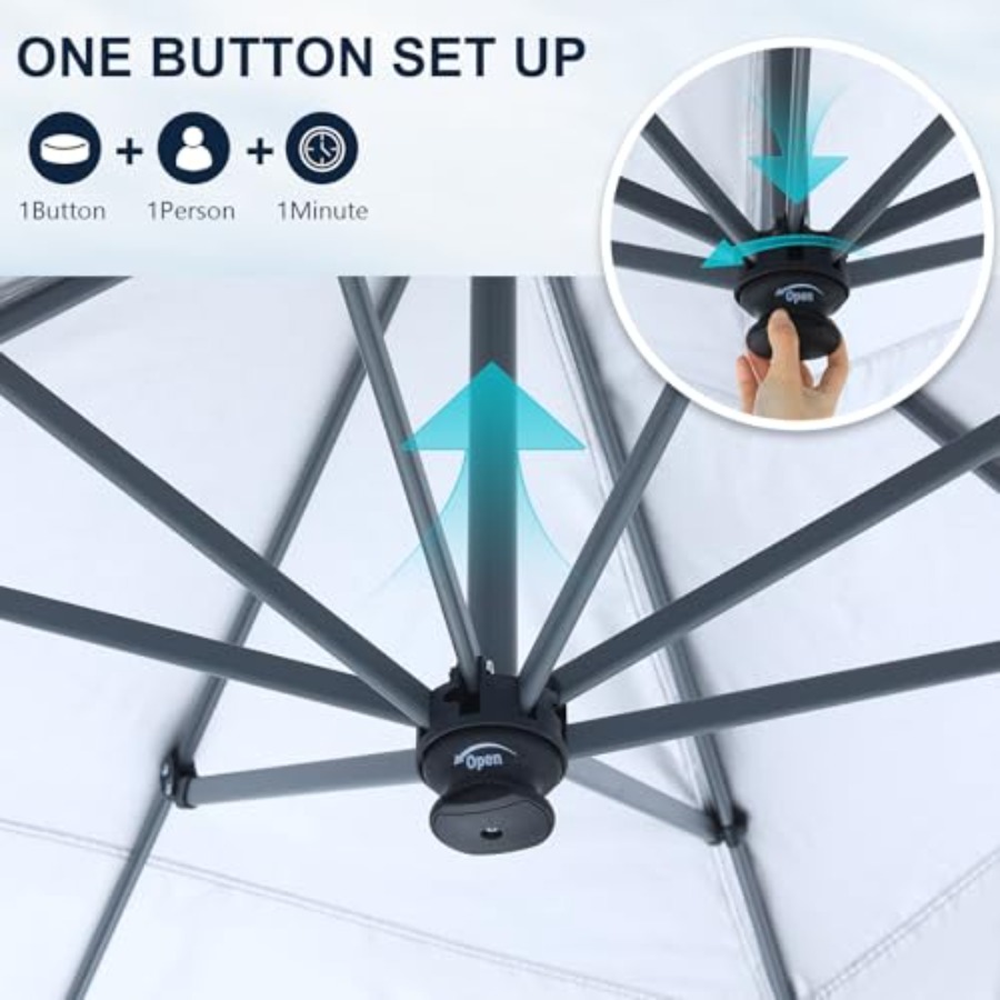 Durable Easy Pop Up Canopy Ten – обзор и цена Gazebo Pop Up