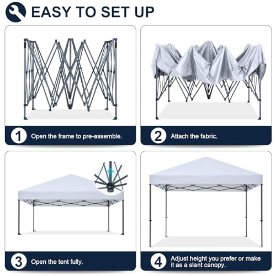 Durable Easy Pop Up Canopy Ten – обзор и цена Gazebo Pop Up
