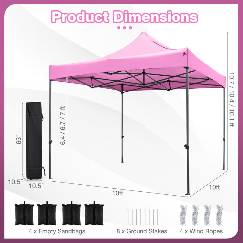 10 x 10 FT Outdoor Pop up Cano – обзор и цена Gazebo Pop Up