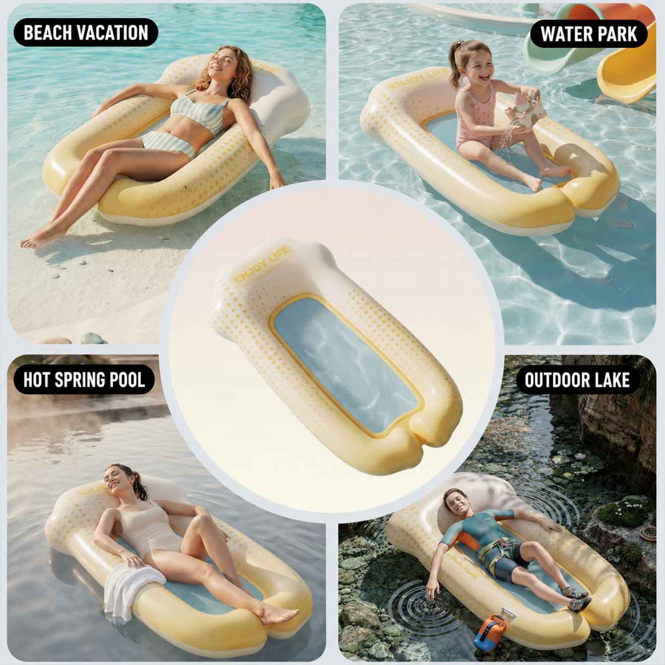 Inflatable Water Hammock Pool  – обзор и цена Inflatable Hot Tub