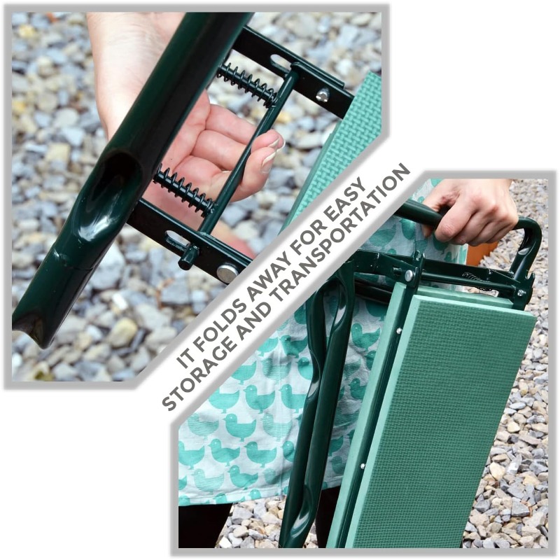 Garden Kneeler Folding Garden  – обзор и цена Garden Bench Metal