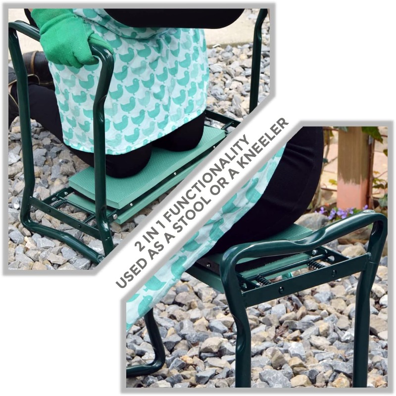 Garden Kneeler Folding Garden  – обзор и цена Garden Bench Metal