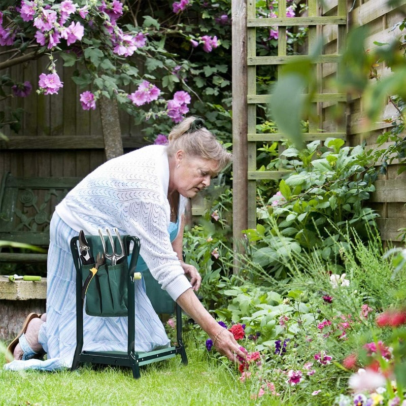 Garden Kneeler Folding Garden  – обзор и цена Garden Bench Metal