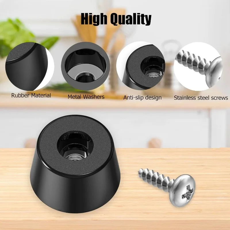 8/160Pcs Cone Rubber Foot Pads – обзор и цена Outdoor Furniture Pads