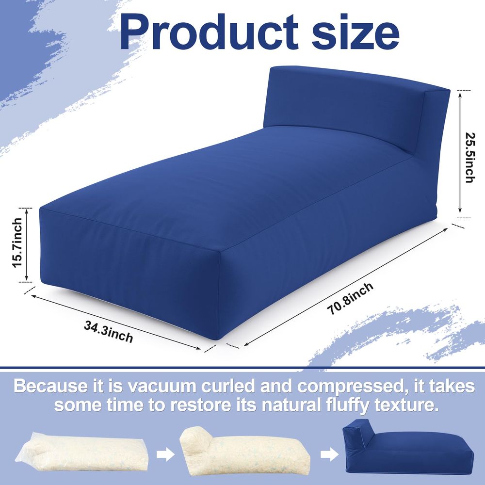 Bean Bag Lounger Chair 70 Pati – обзор и цена Outdoor Daybed Sofa