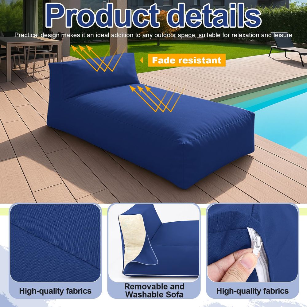 Bean Bag Lounger Chair 70 Pati – обзор и цена Outdoor Daybed Sofa