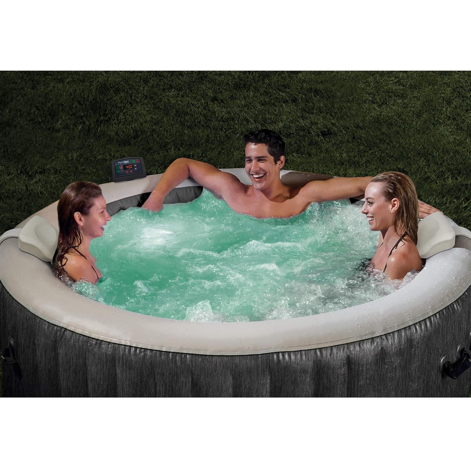 Greywood Deluxe 4 Person Outdo – обзор и цена Inflatable Hot Tub