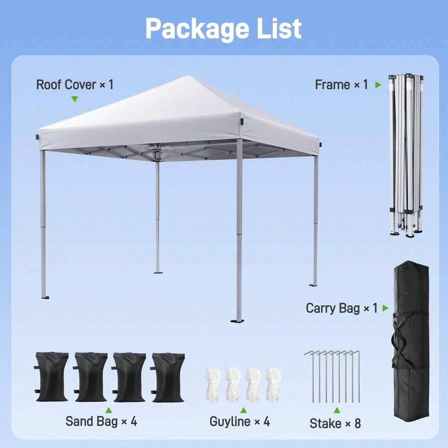 10x10 Pop Up Canopy Tent Porta – обзор и цена Gazebo Pop Up