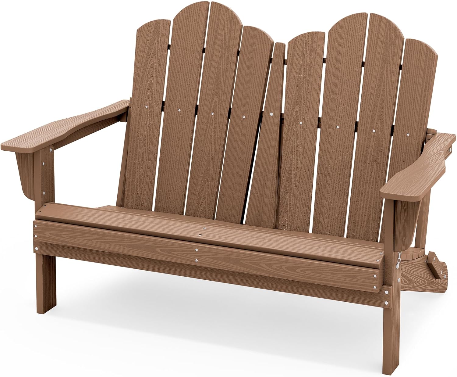 Folding Adirondack Bench, HDPE – обзор и цена Garden Bench Metal