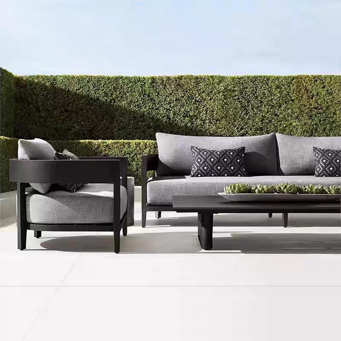 Luxury aluminum alloy Nordic I – обзор и цена Outdoor Furniture Italy