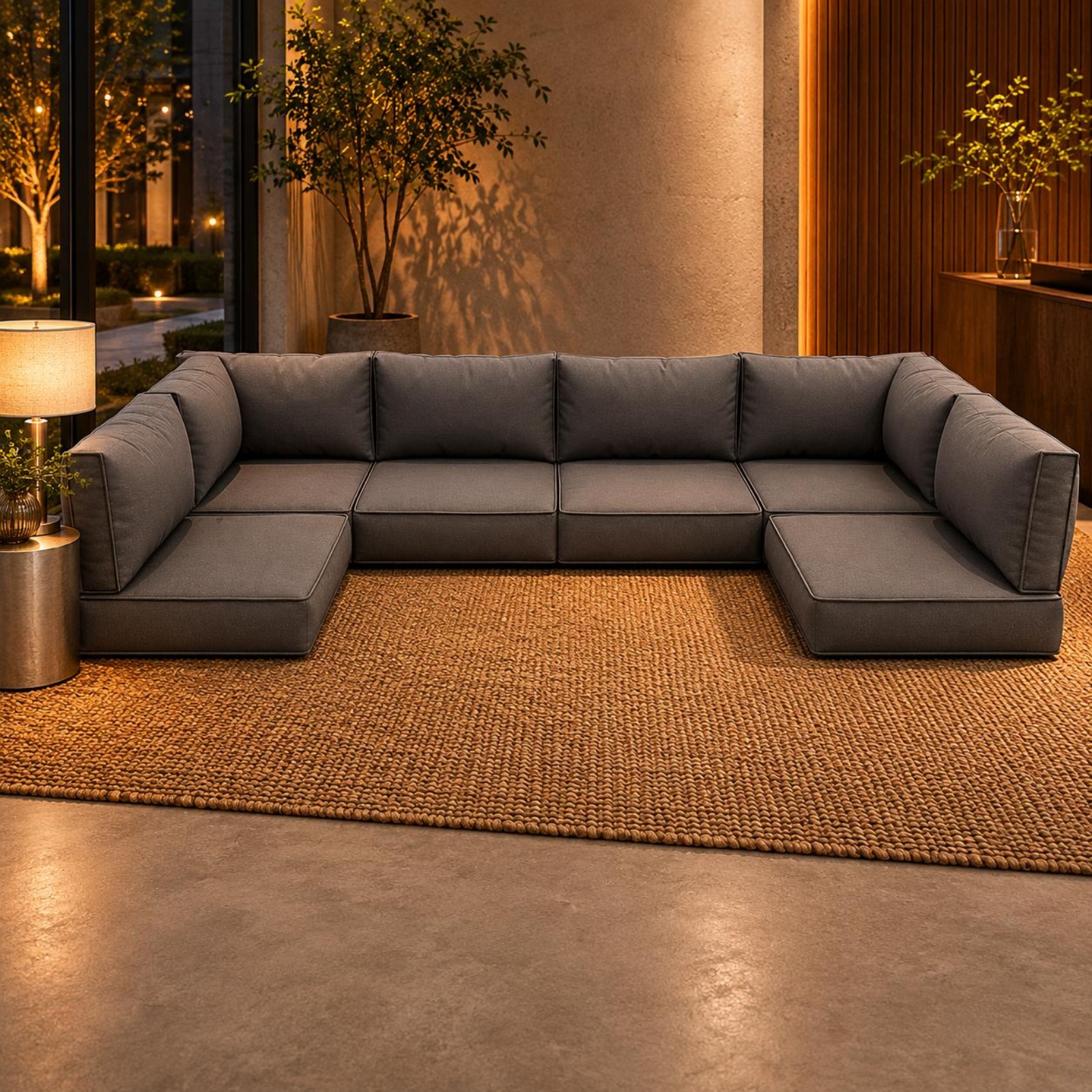 7 Pieces 7-Piece Sofa Cushion  – обзор и цена Outdoor Furniture Set