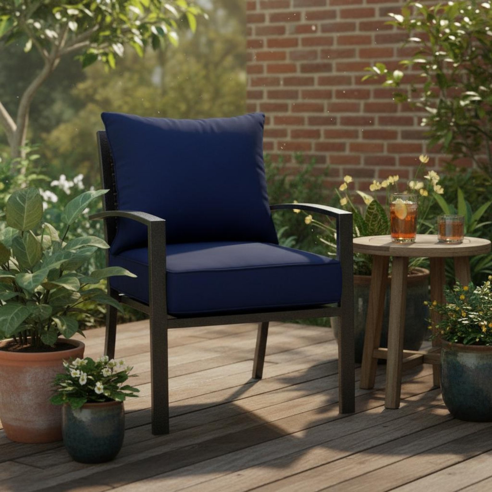 Patio Chair Pad Hidden Closure – обзор и цена Outdoor Furniture Set