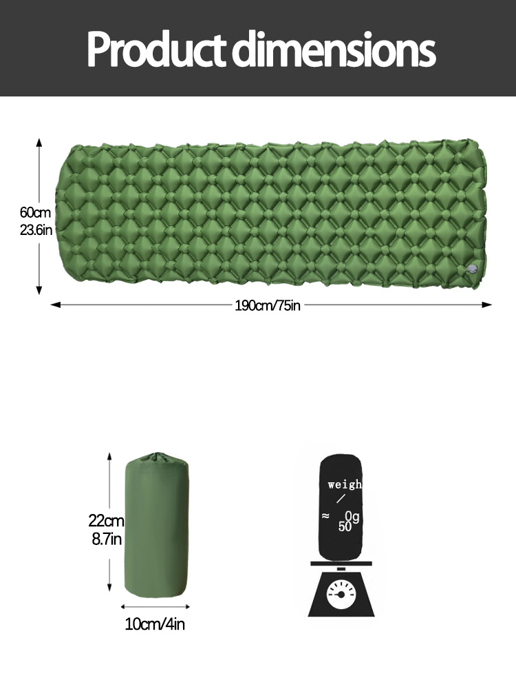 Camping Inflatable Mattress in – обзор и цена Outdoor Furniture Pads